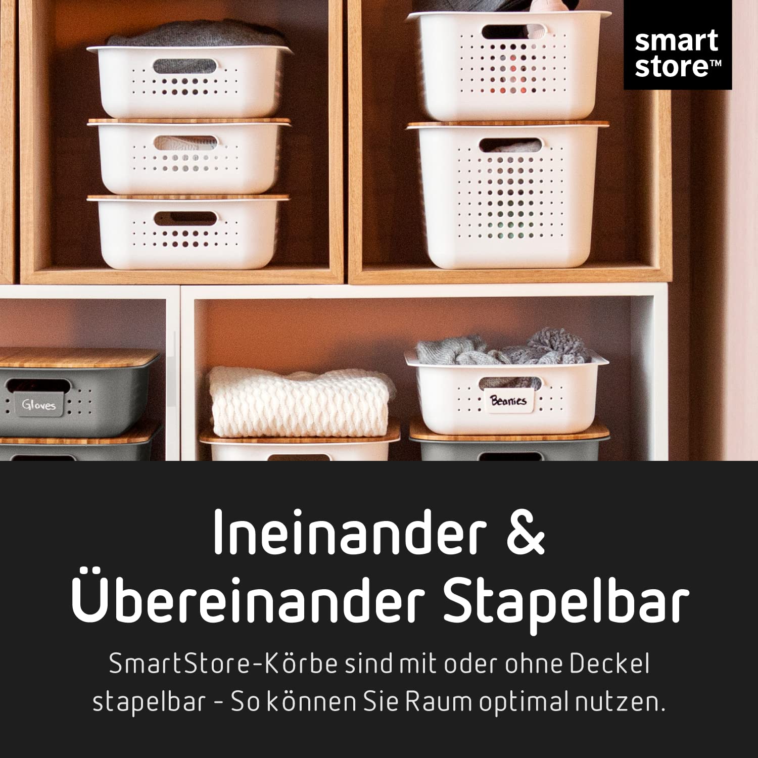 smartstore-medium-aufbewahrungskorb-13l-recycelt-wei-37x28x20-cm image 4