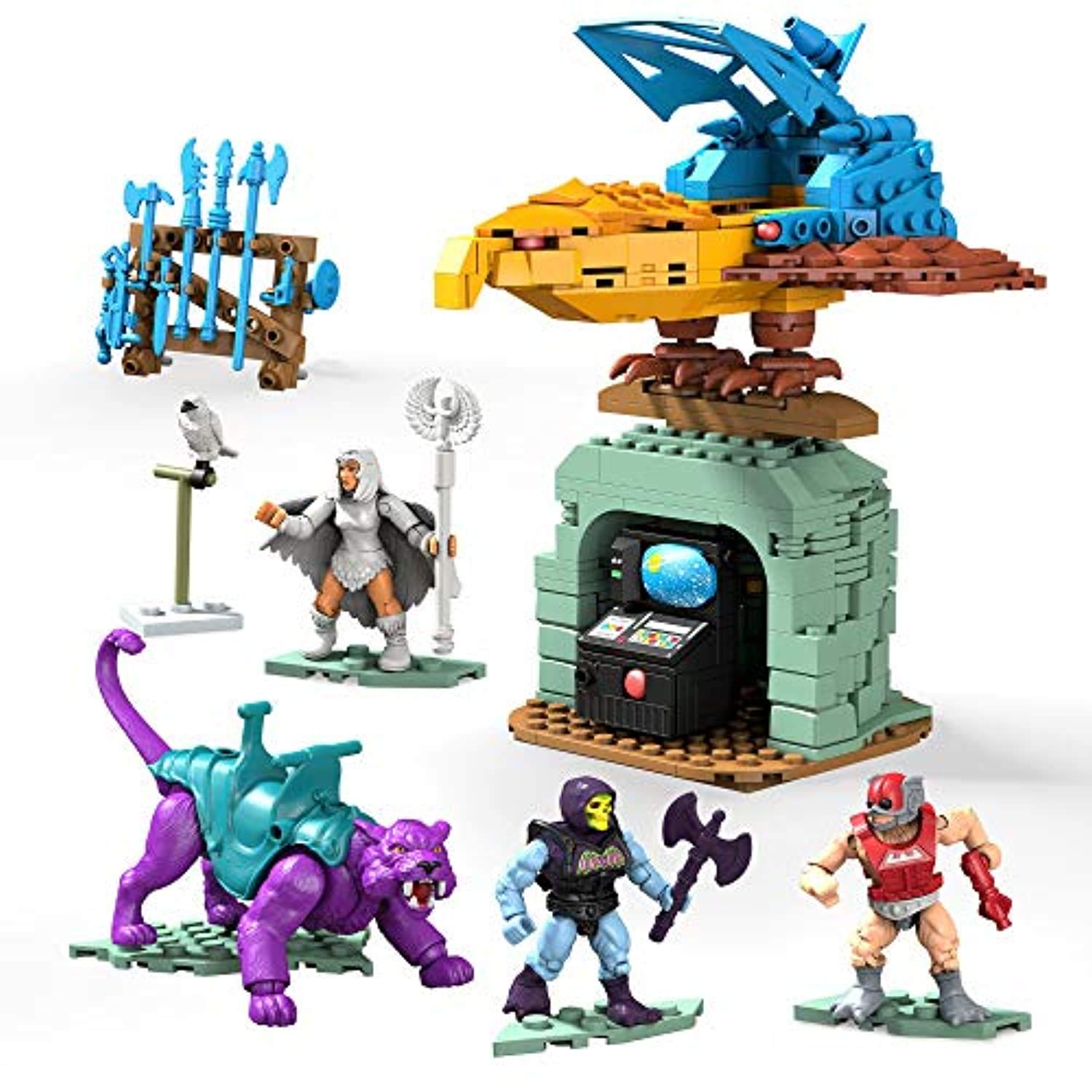 mega-masters-of-the-universe-castle-grayskull-bauset-ggj67-3508-teile image 8