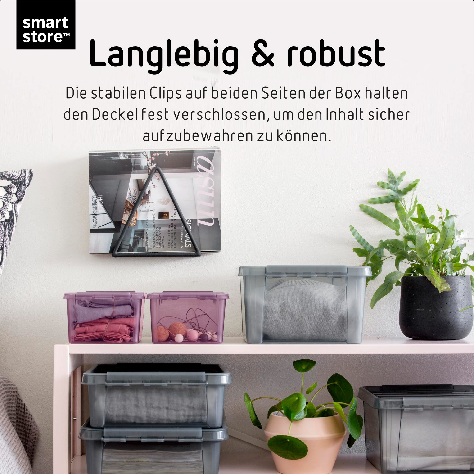 smartstore-colour-10-aufbewahrungsbox-10-teilig-rosa-34x25x16-cm image 4