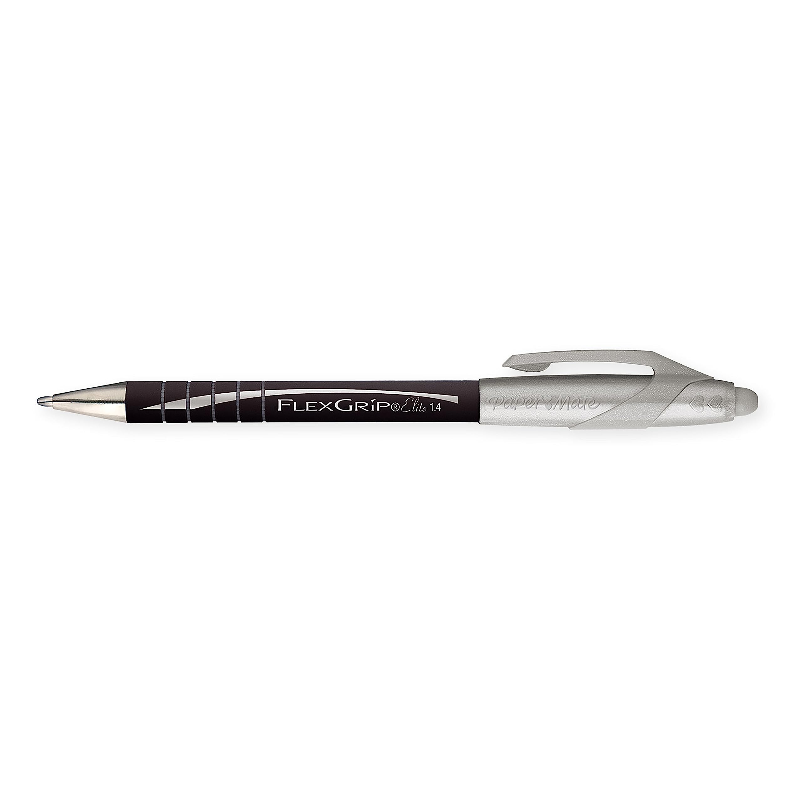 papermate-flexgrip-elite-druck-kugelschreiber-1-4-mm-12-st-ck-schwarz image 2