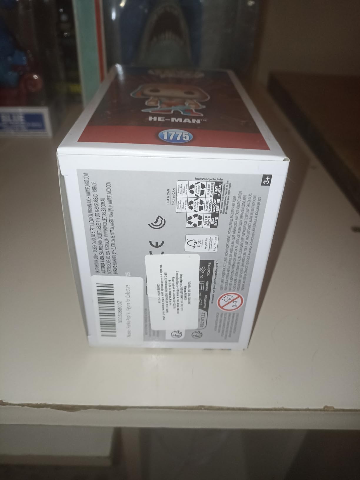 Figur top, Verpackung Flop