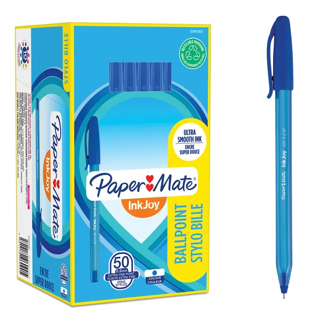 paper-mate-inkjoy-100st-kugelschreiber-0-5-mm-blau-50-st-ck image 1