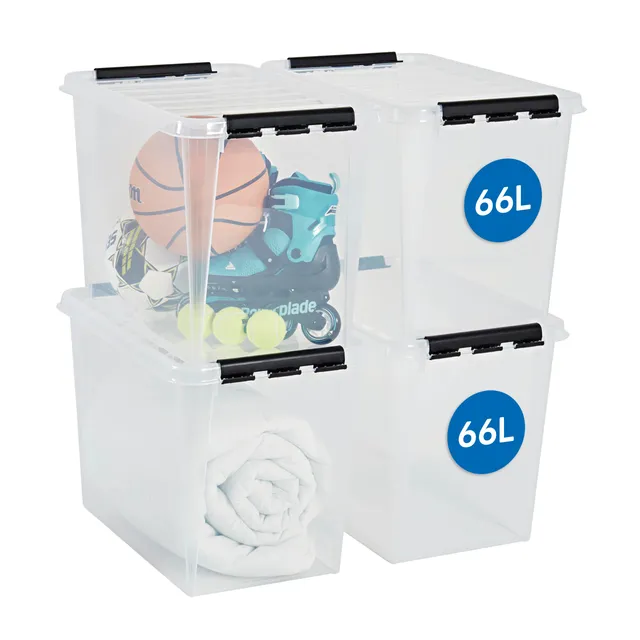smartstore-classic-aufbewahrungsbox-66-l-transparent-4er-pack-59x39x43-cm image 1