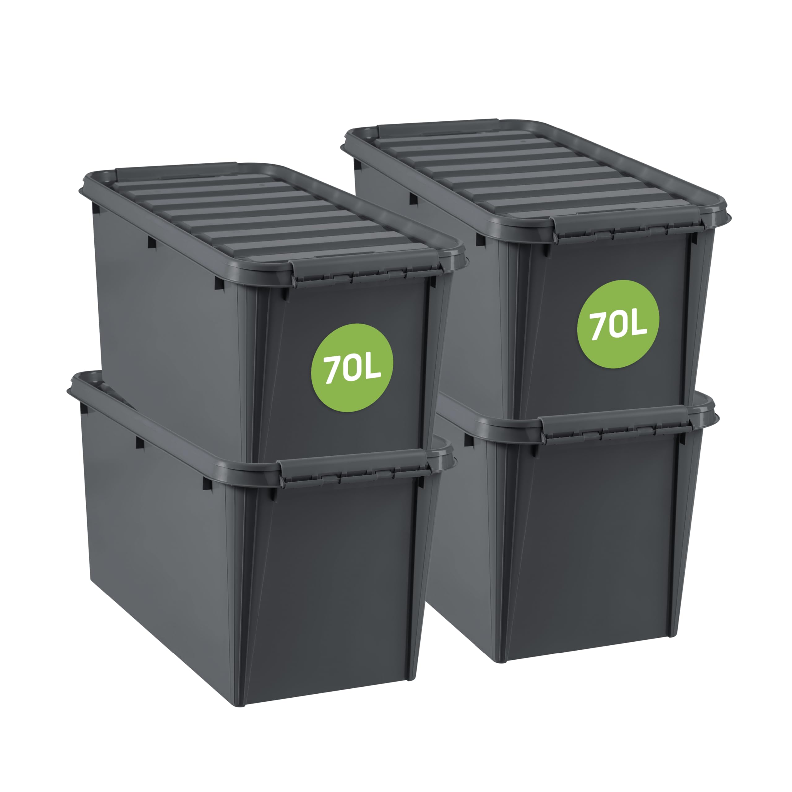 smartstore-recycled-70l-aufbewahrungsbox-grau-72x40x38cm-4er-set image 1