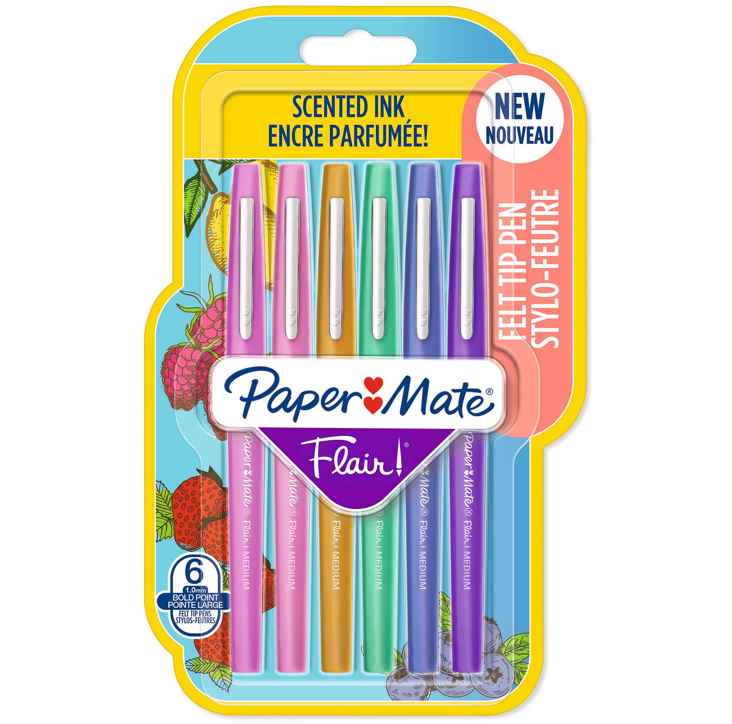 paper-mate-flair-scented-filzstifte-6er-duftstifte-set image 1