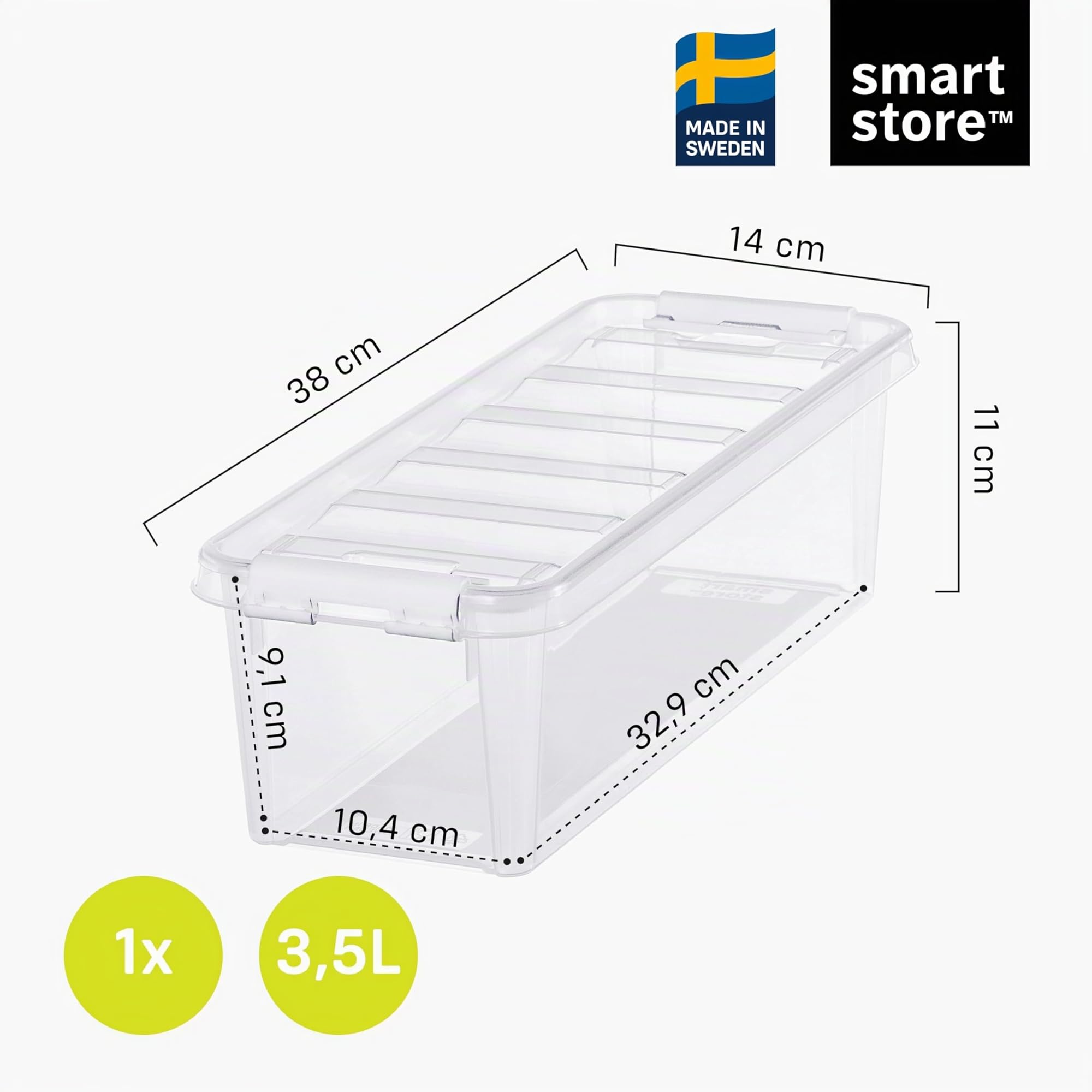 smartstore-classic-3-5l-aufbewahrungsbox-mit-deckel-38x14x11cm image 2
