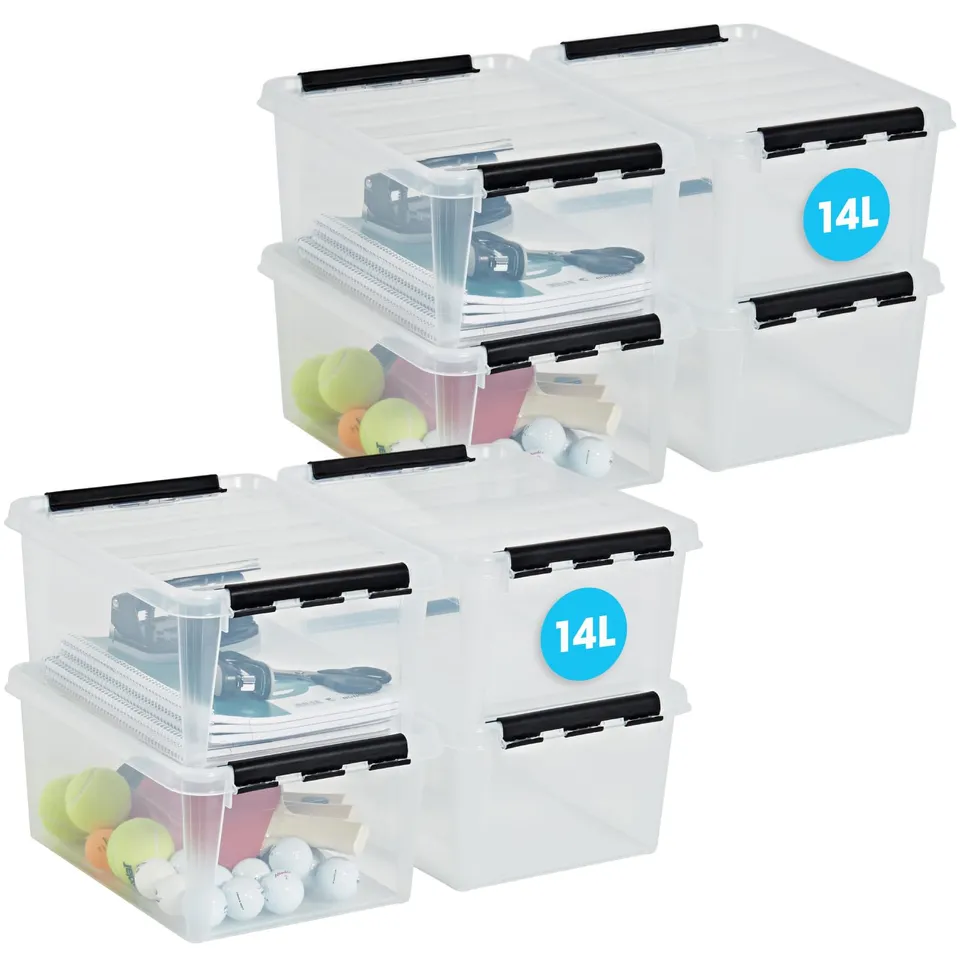 smartstore-classic-aufbewahrungsbox-mit-deckel-14-l-8er-pack-40x30x18-cm image 1