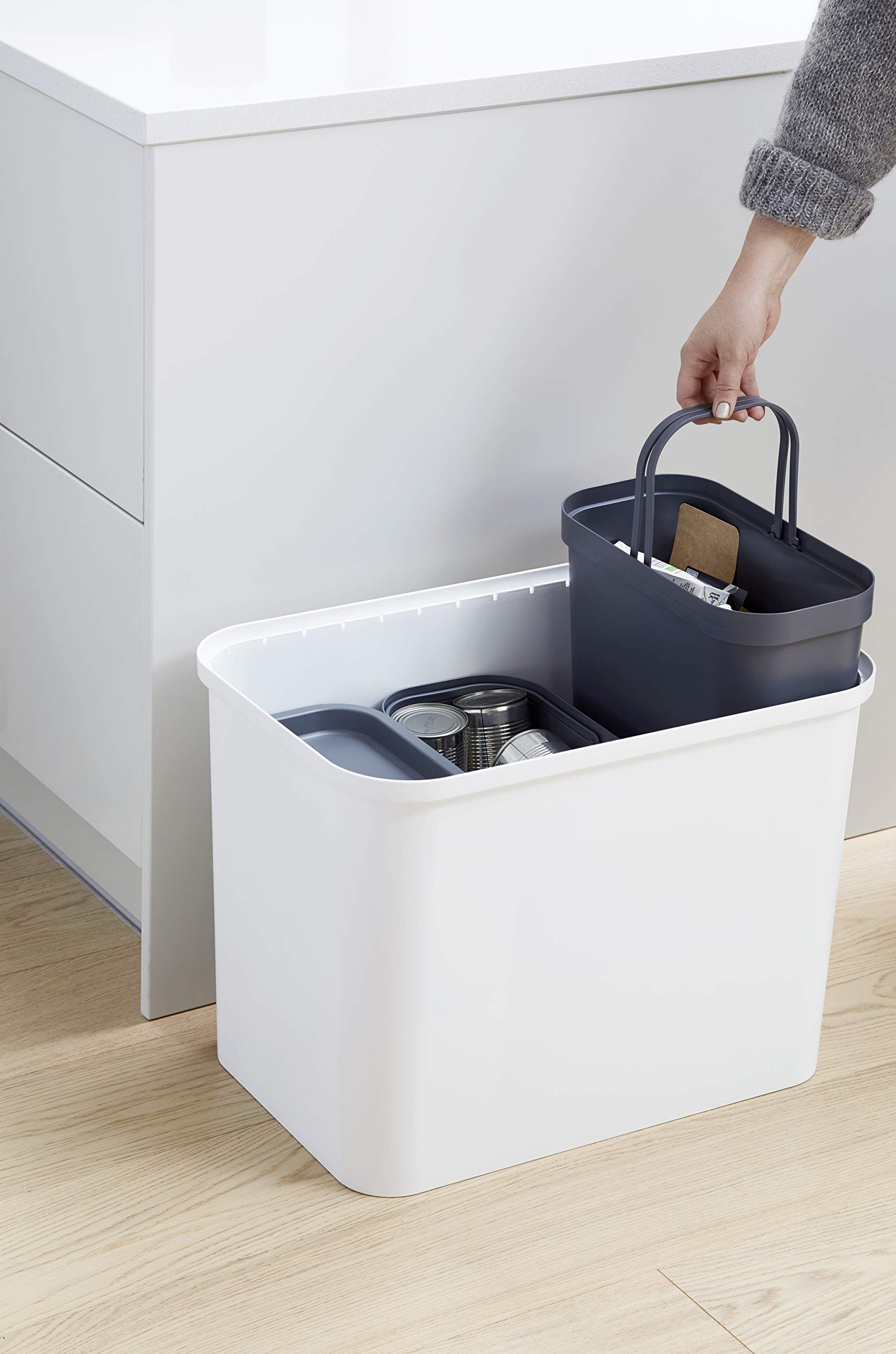 smartstore-collect-abfalleimer-13-liter-grau image 7