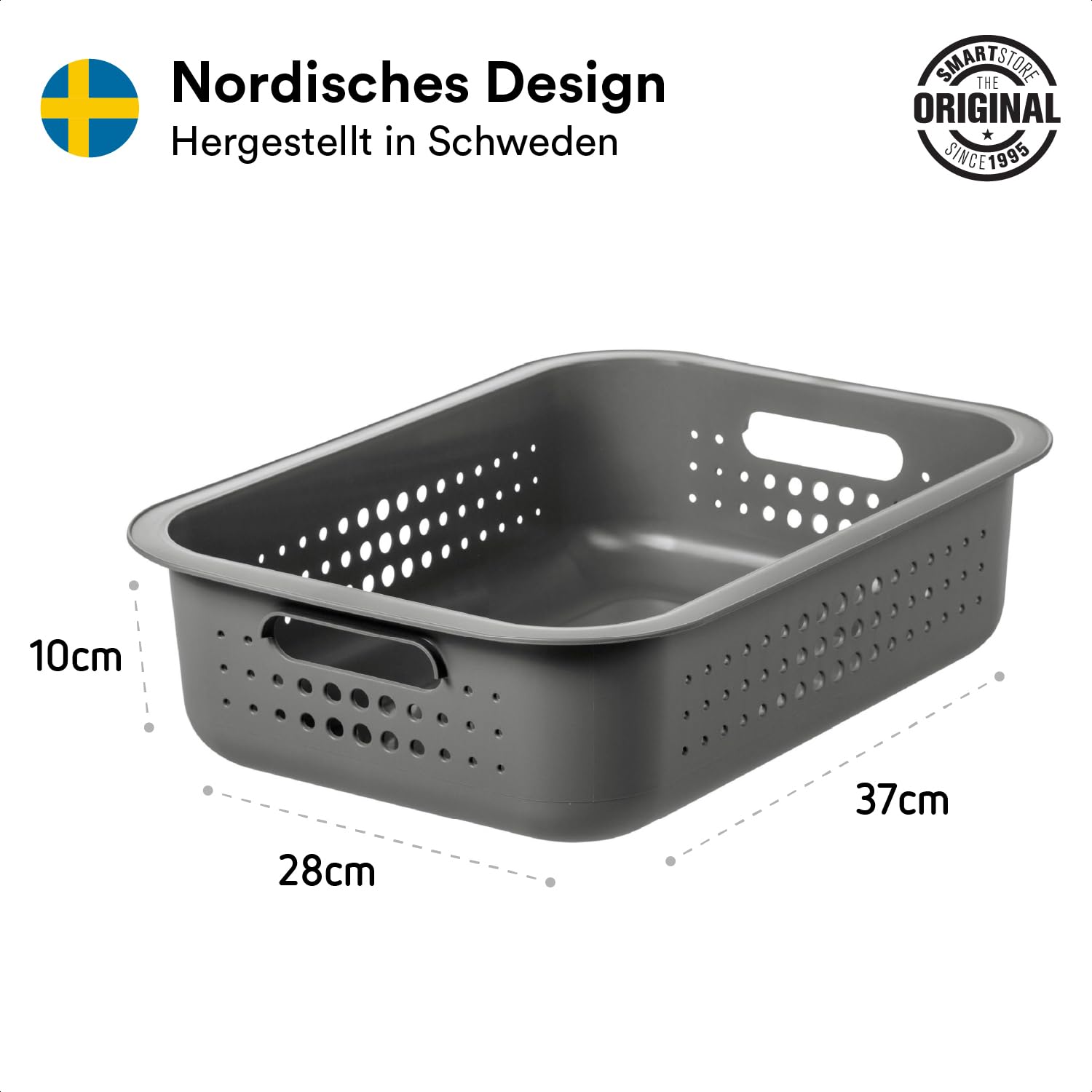 smartstore-basket-recycled-aufbewahrungskorb-6l-taupe-37x28x10-cm image 2