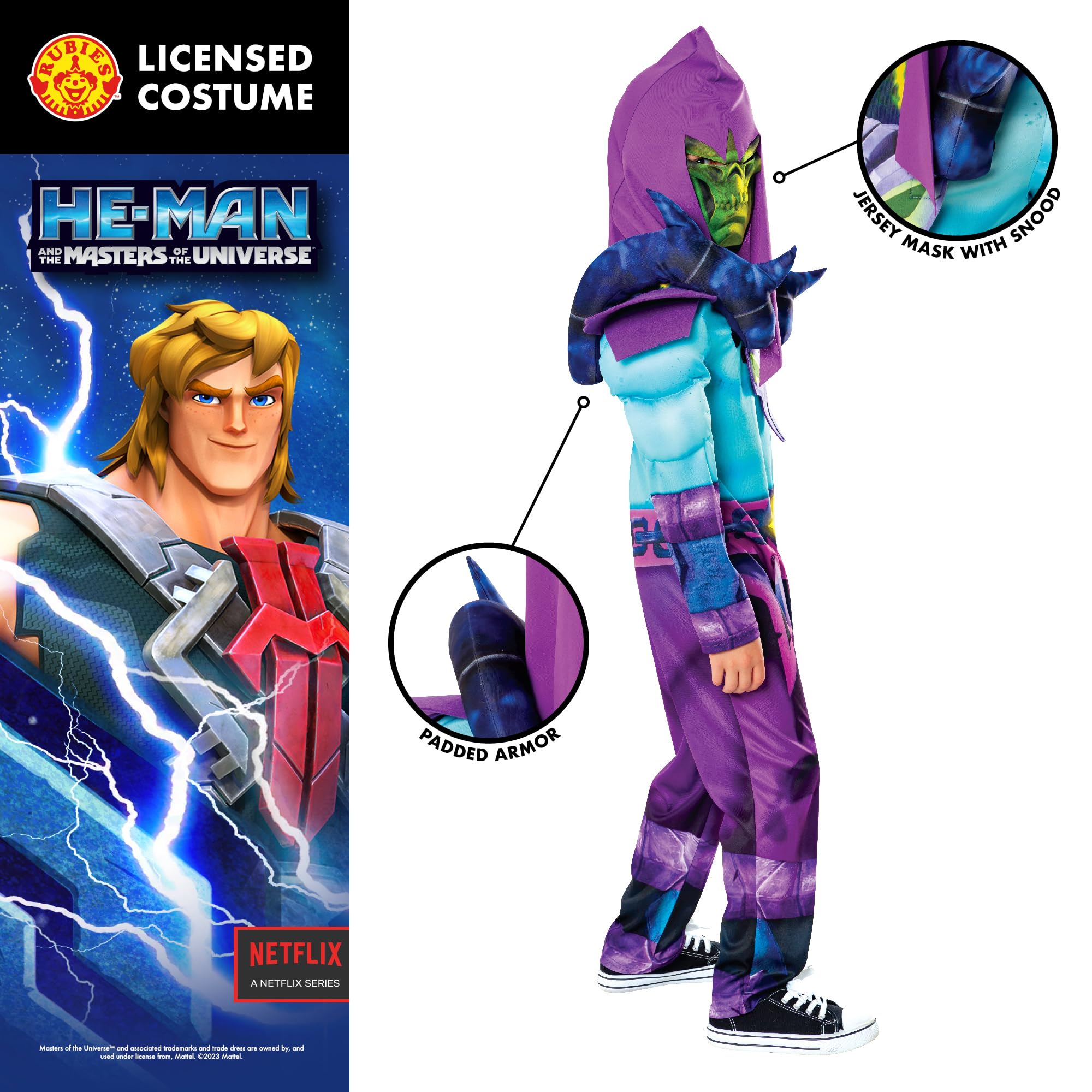 rubie-s-masters-of-the-universe-he-man-skeletor-kinderkost-m-verkleidung image 3