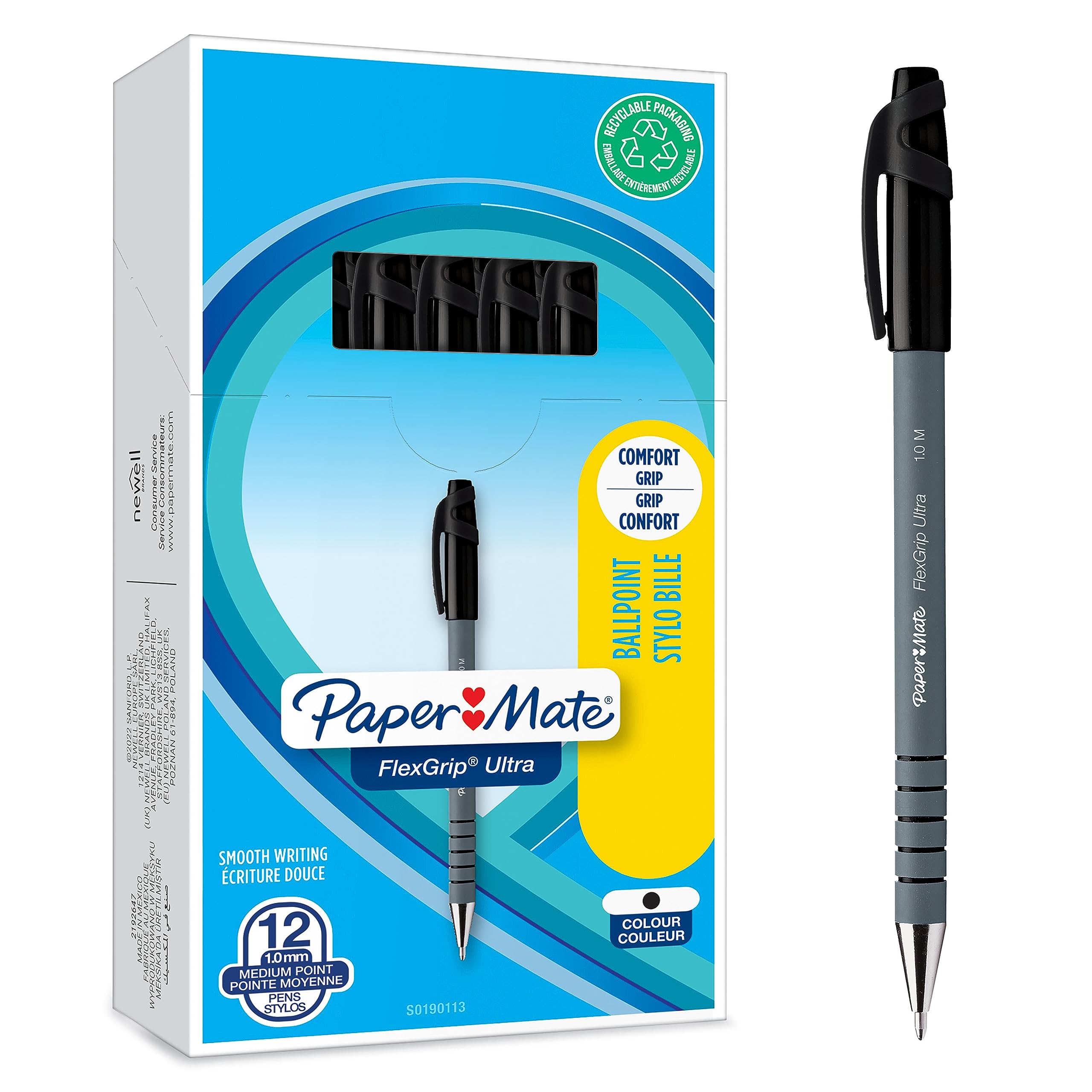 paper-mate-flexgrip-ultra-kugelschreiber-1-0-mm-blau-12er-box image 8