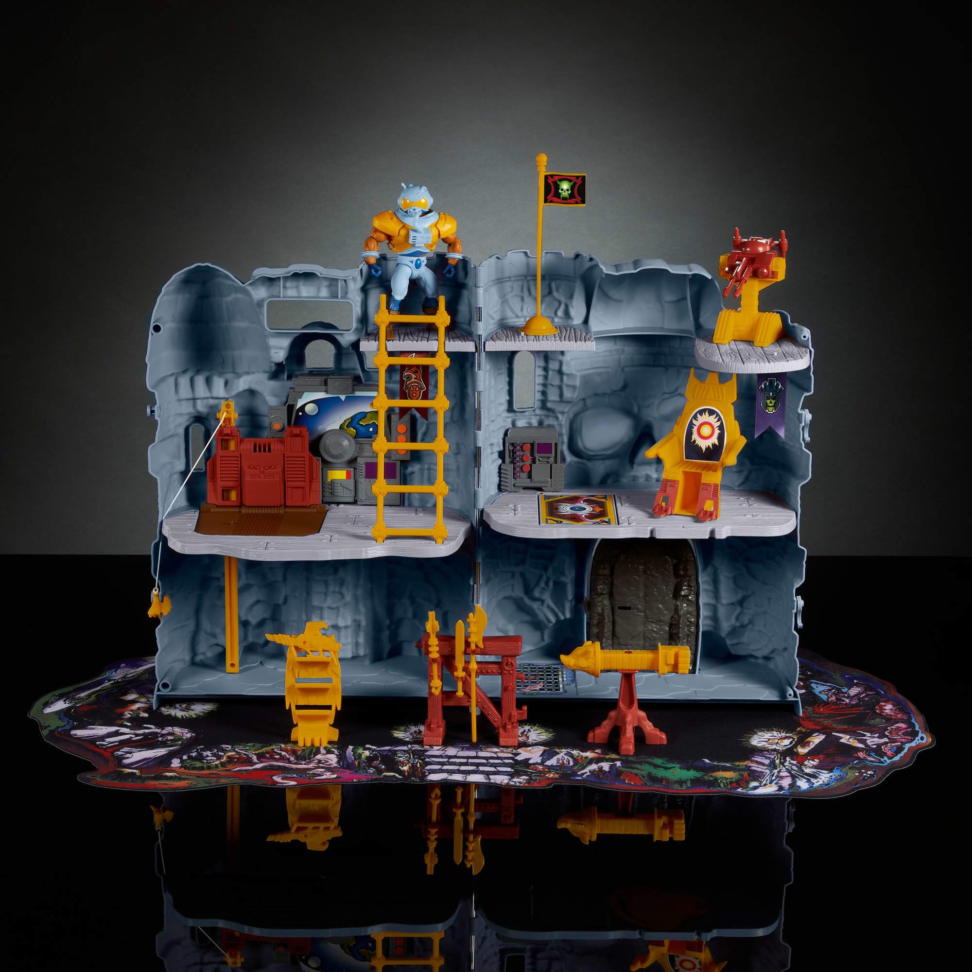 masters-of-the-universe-vintage-castle-grayskull-spielset-mit-spielmatte image 4