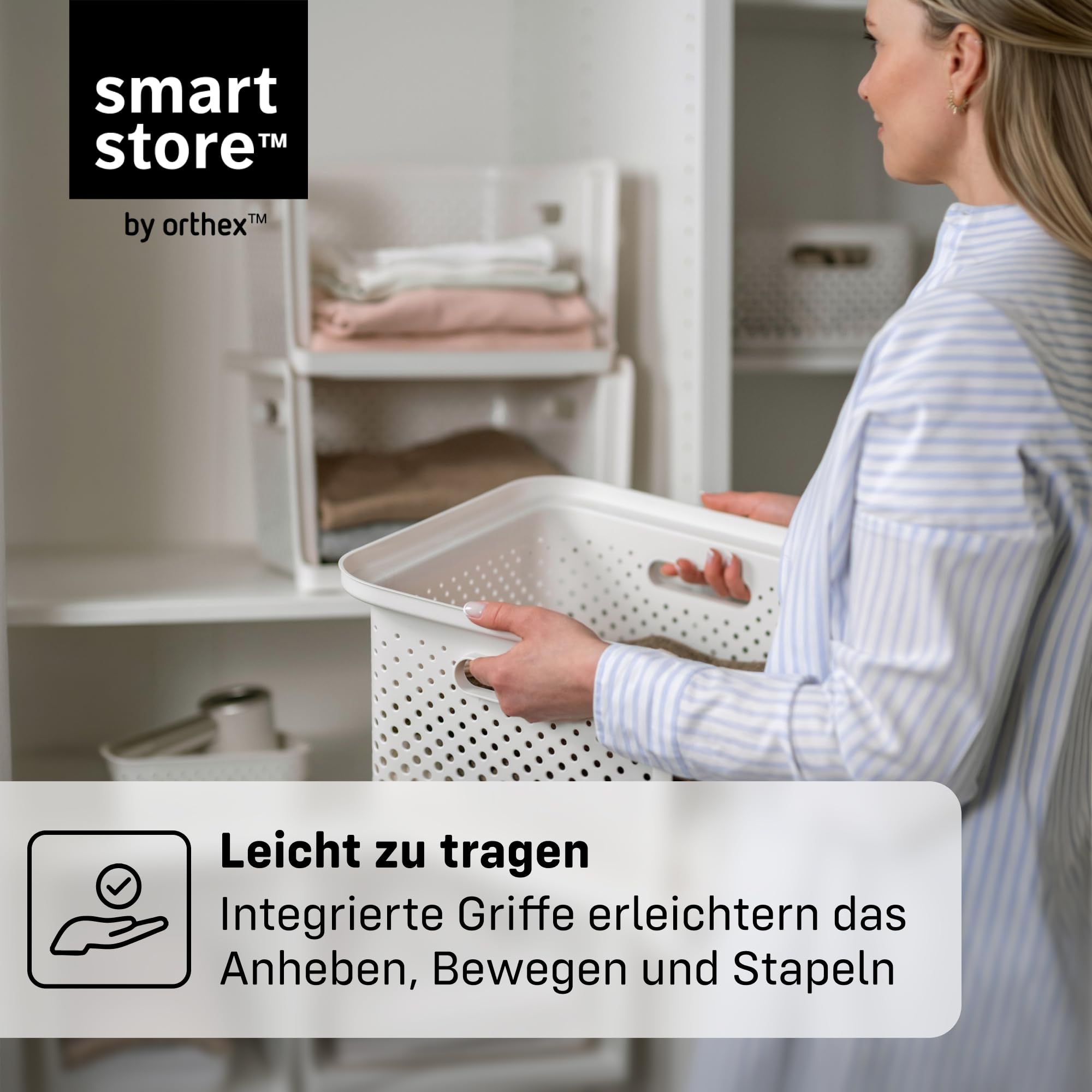 smartstore-essence-stack-kleiderschrank-organizer-18l-4er-set-off-white image 7