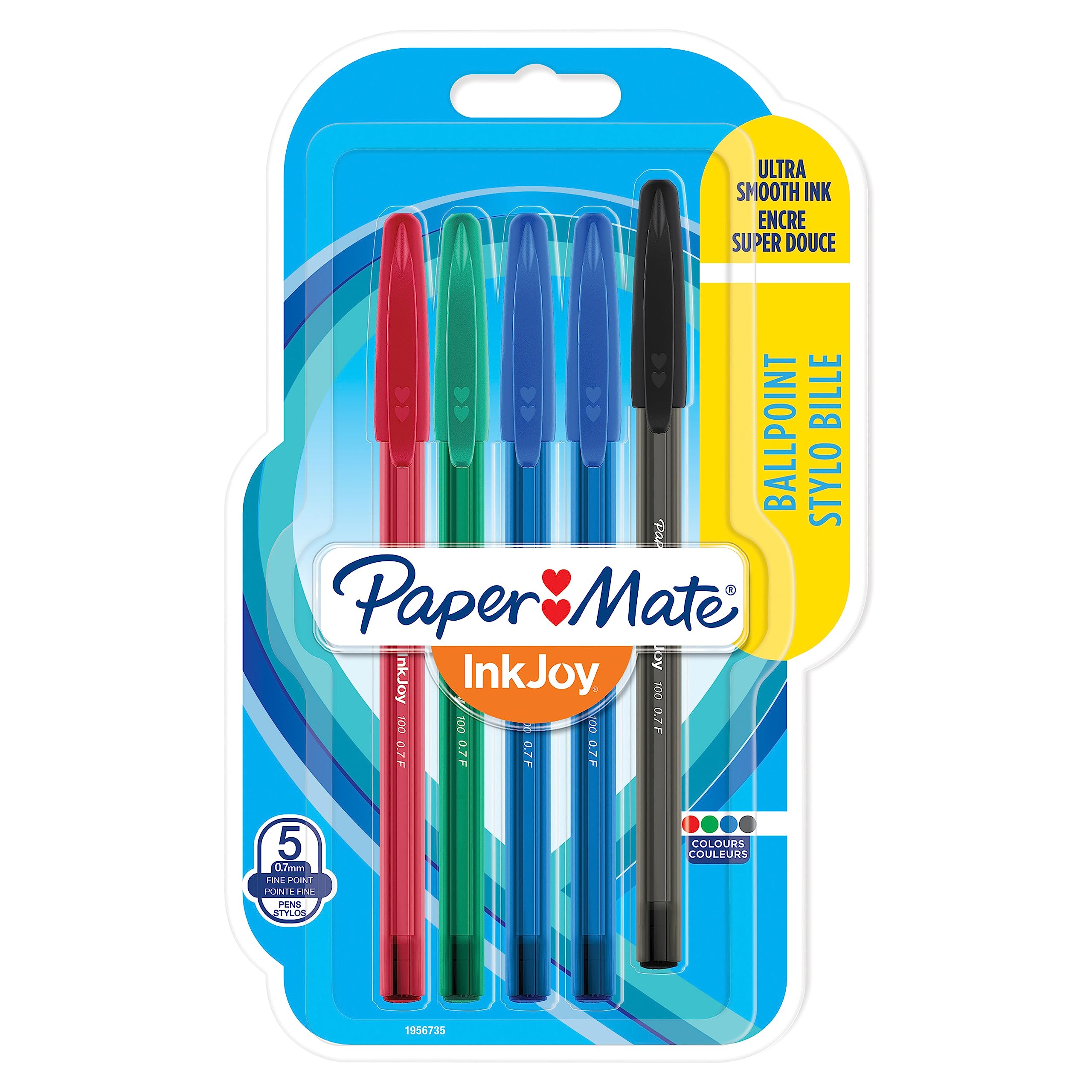 papermate-inkjoy-100st-kugelschreiber-0-7-mm-blau-5-st-ck image 8