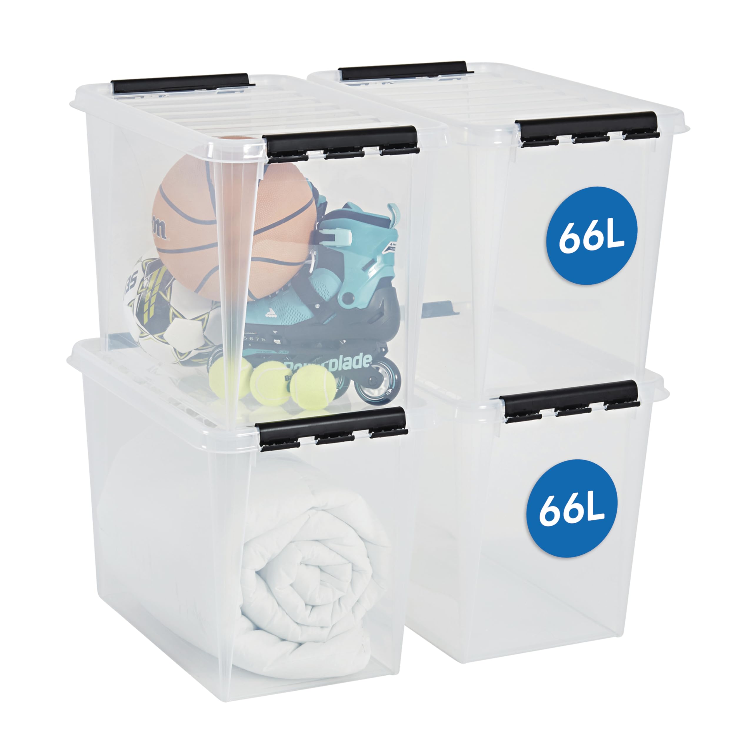 smartstore-classic-aufbewahrungsbox-66-l-transparent-4er-pack-59x39x43-cm image 1