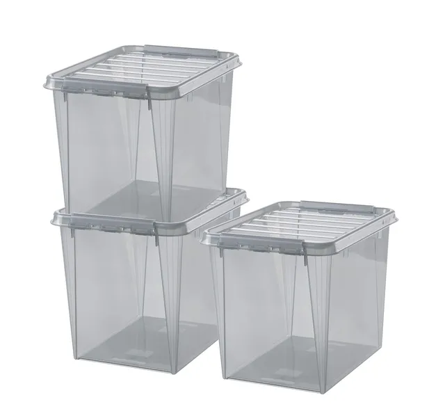 smartstore-colour-50-aufbewahrungsboxen-52-l-50x39x41-cm-grau-3er-set image 1